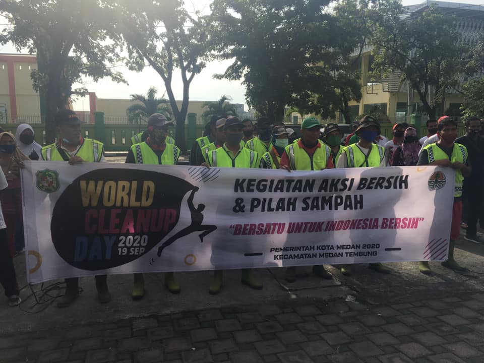 GOTONG ROYONG MASSAL DALAM RANGKA WCD (WORK CLEAN UP DAY), SABTU (19/9) di JL. TUAMANG KEL. SIDOREJO HILIR KEC. MEDAN TEMBUNG